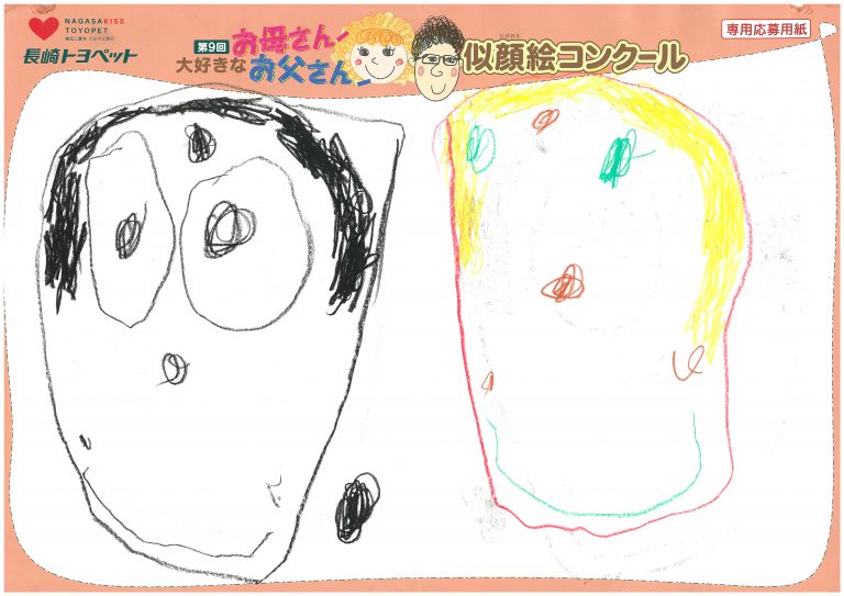 R.Nちゃん(3才)の作品