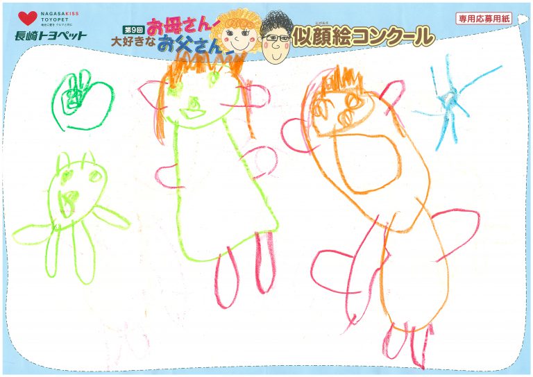 A.Hちゃん(4才)の作品