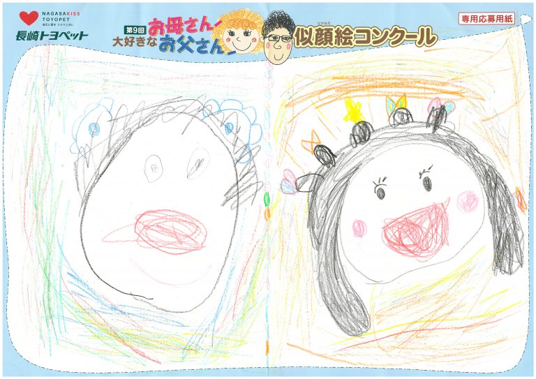 N.Mちゃん(5才)の作品