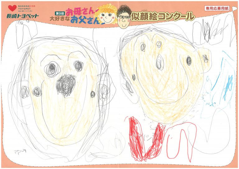 R.Mちゃん(4才)の作品