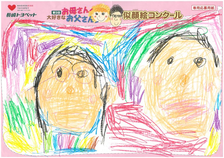 N.Oちゃん(5才)の作品