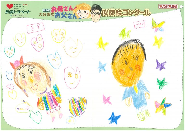 H.Iちゃん(5才)の作品