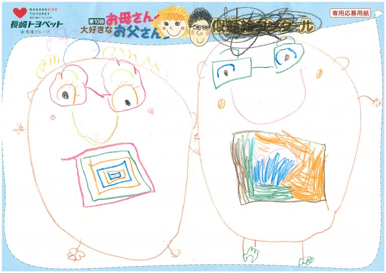 R.Nちゃん(4才)の作品